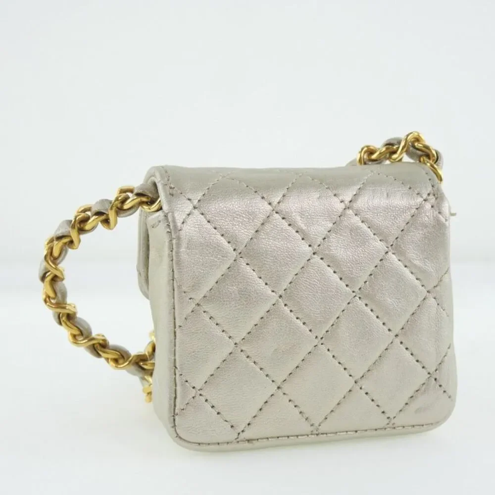 Chanel Chain Pochette Calf Shoulder Bag